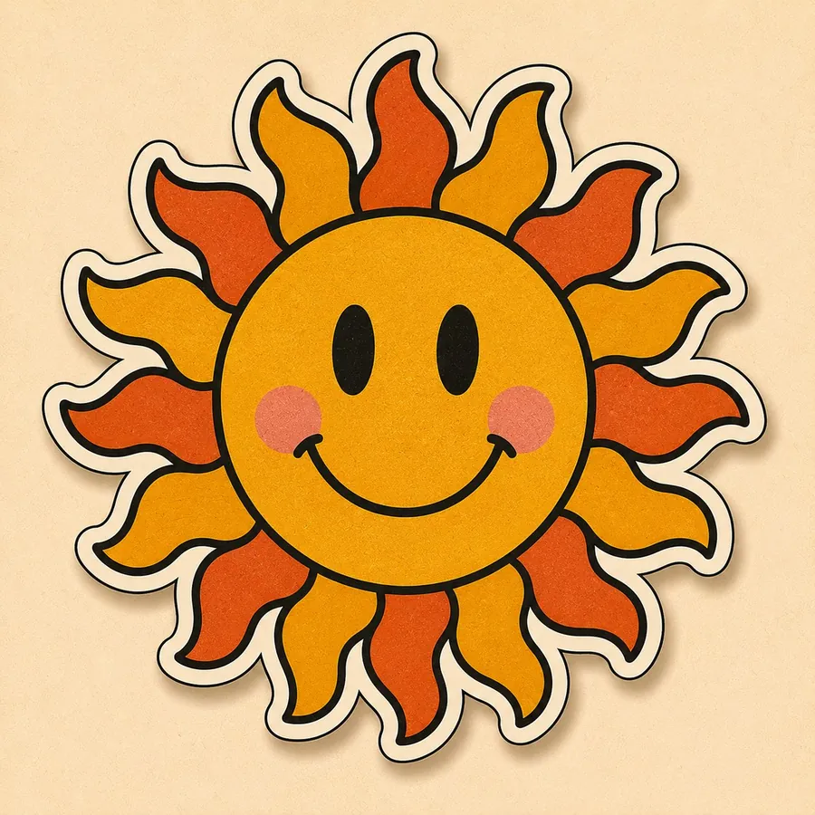 sun badge